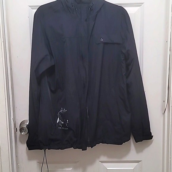 PARADOX WOMEN'S RAIN JACKET WITH  HOODED BLACK  SIZE L - Picture 2 of 8